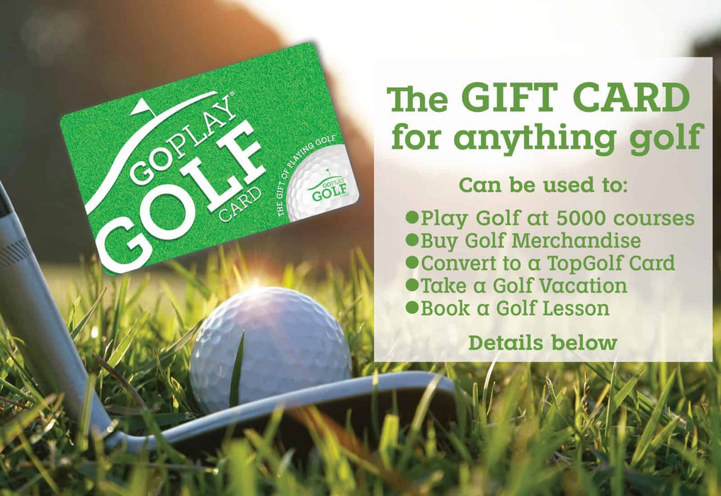 $100 Go Play Golf Gift Card