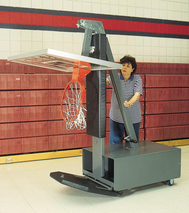 Bison Club Court Acrylic Adjustable Portable Basketball System BA833