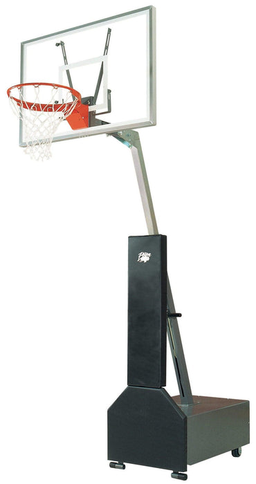 Bison Club Court Acrylic Adjustable Portable Basketball System BA833