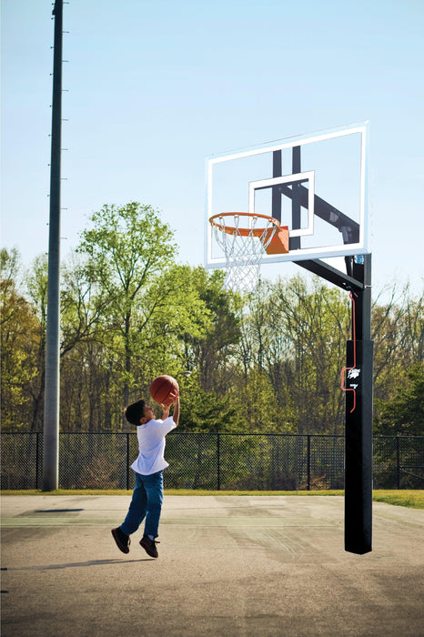 Bison Zipcrank Playground Adjustable Basketball System PR94UZC