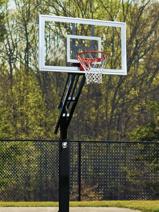 Bison Ultimate Hangtime Clear 6" Adjustable Systems w/ Polycarbonate Backboard PR98UHTJR