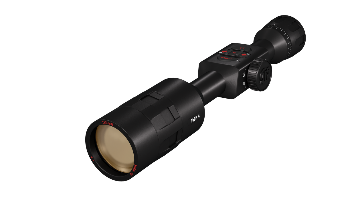 ATN Thor 4, 2.5-25x, 640x480, Thermal Rifle Scope with Full HD Video rec, WiFi, Smooth zoom and Smartphone controlling thru iOS or Android Apps