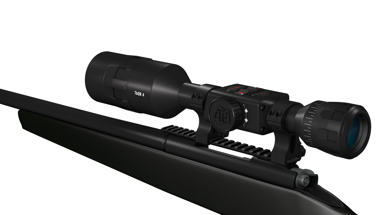 ATN Thor 4, 4-40x, 640x480, Thermal Rifle Scope with Full HD Video rec, WiFi, Smooth zoom and Smartphone controlling thru iOS or Android Apps