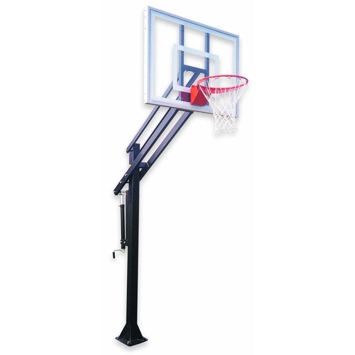 First Team Attack In Ground Adjustable Basketball Goal