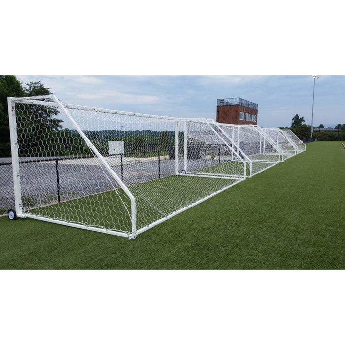 First Team Golden Goal 44 Square Aluminum Portable Soccer Goals (Pair)