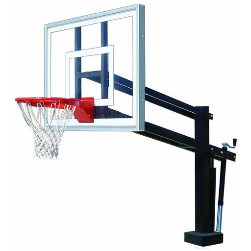 First Team HydroShot Stainless Steel Inground Pool Basketball Hoop